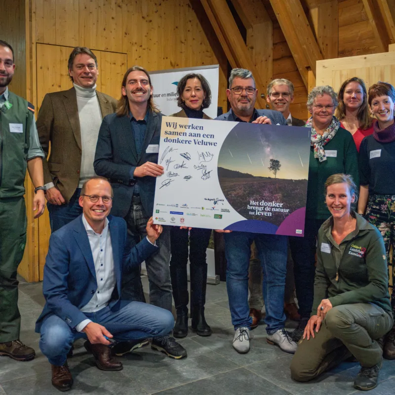 Samenwerking gestart voor donkerdere Veluwe